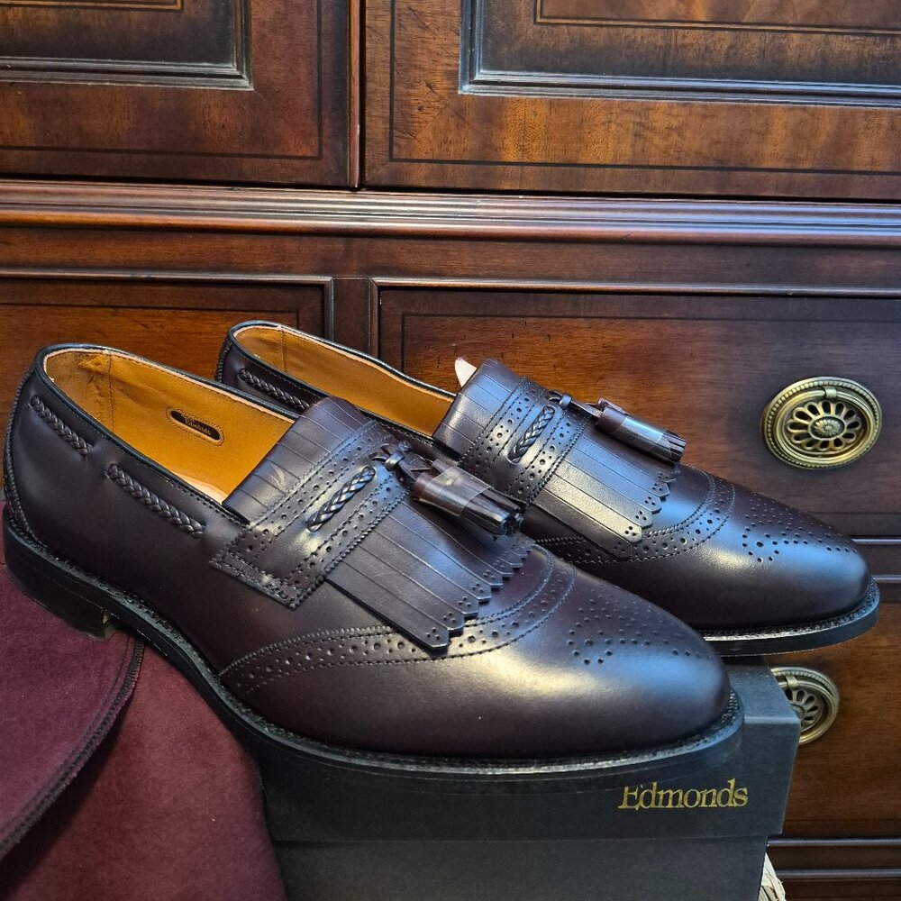 NEW Allen Edmonds Bradenton 11D - Made in USA - Classic Leather Dress Shoe